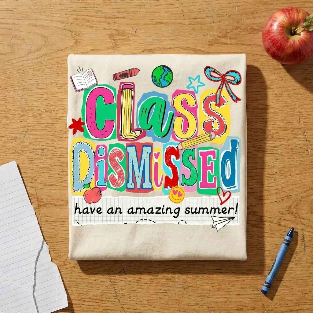 Retro Teacher End Of Year Shirt