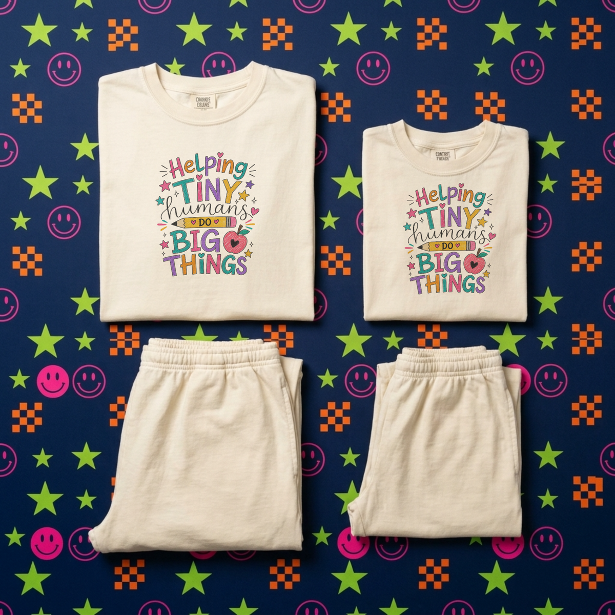 Helping Tiny Humans Do Big Things T-Shirt & Shorts Set