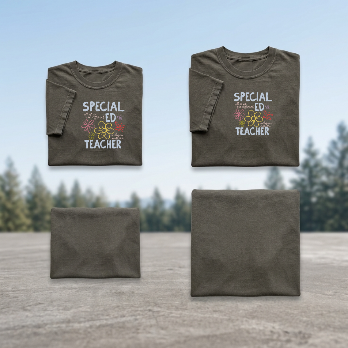 Special Ed Teacher Graphic T-Shirt & Shorts Set