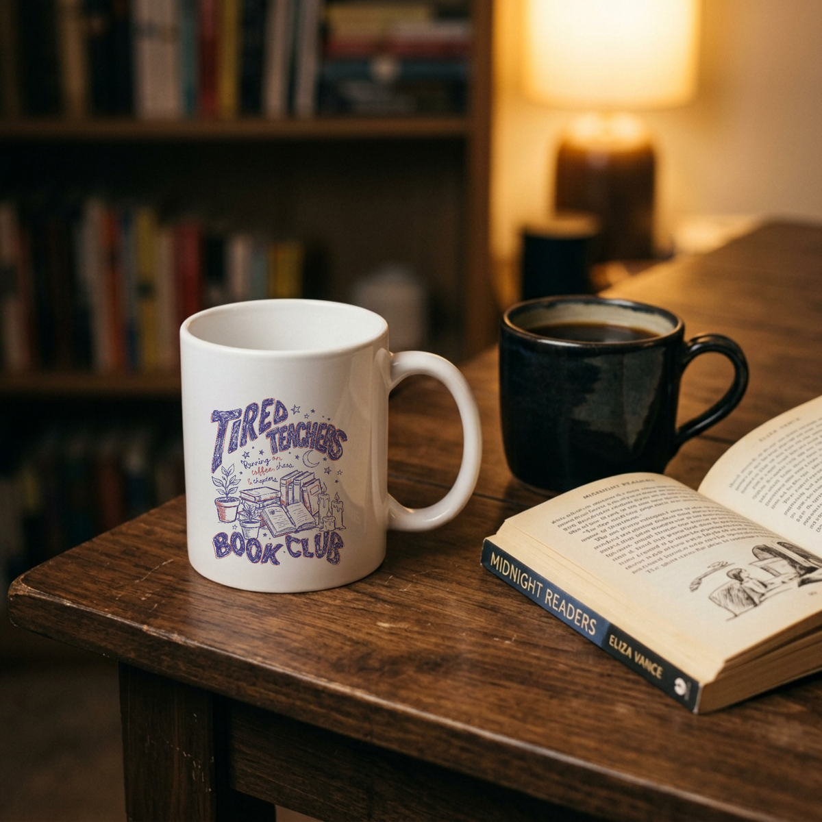 A cozy escape for weary educators. This book club collection celebrates the teachers who inspire, mentor, and pour from an empty cup. Perfect for finding solace in stories, sharing laughs with fellow book lovers, and reclaiming quiet moments. From discussion guides to curated selections, every piece honors the magic of reading as self-care. Because the best teachers know that rest and stories go hand in hand.