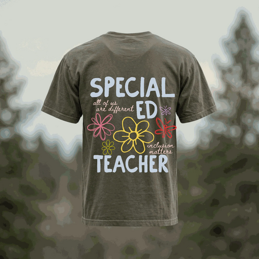 Retro Special Education Teacher Shirt